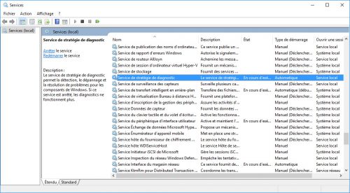 service de stratégie de diagnostic