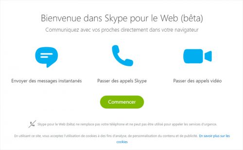 Skype en ligne