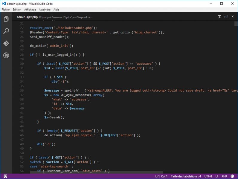 visual studio code pour linux