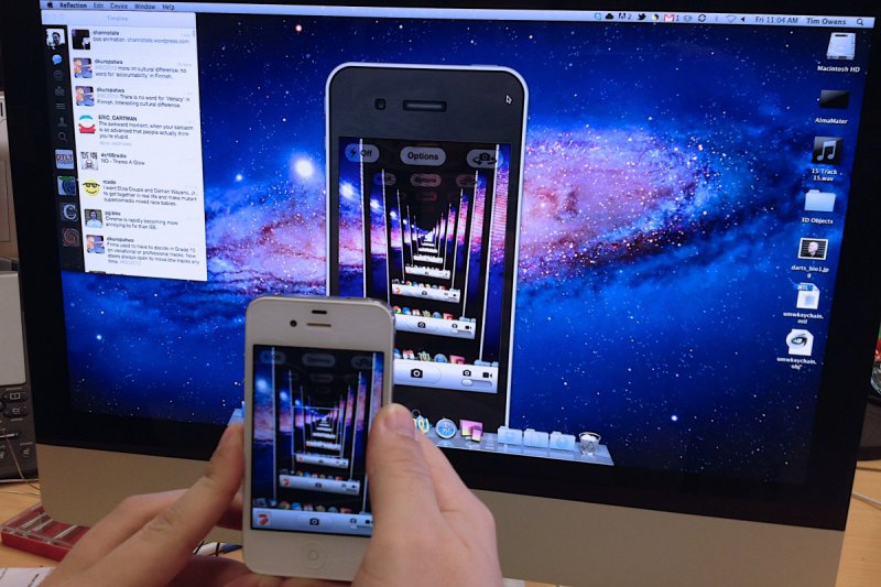 infinity iphone sur tv